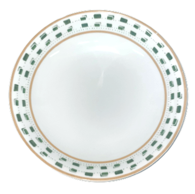 Round deep platter