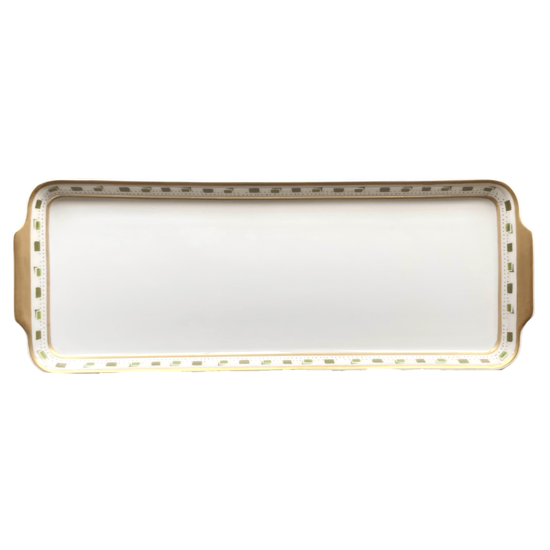 Rectangular cake platter