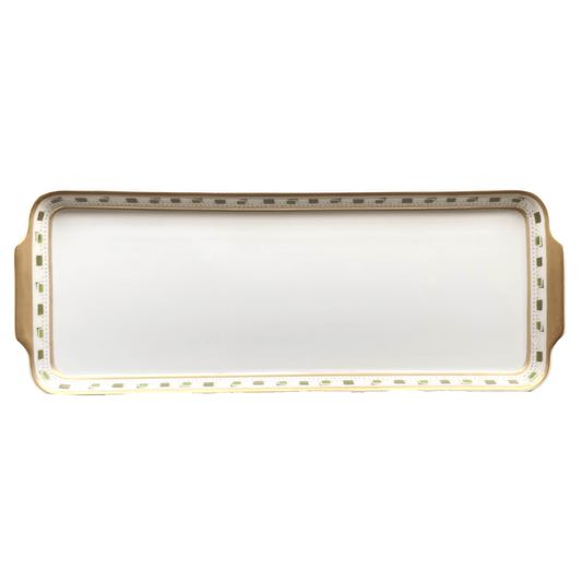 Rectangular cake platter