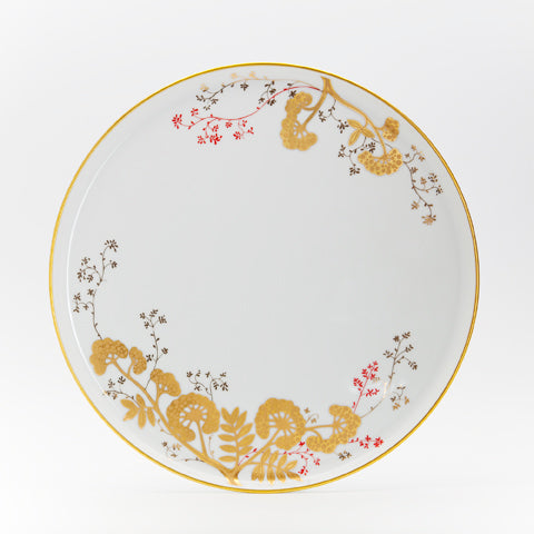 Round cake platter