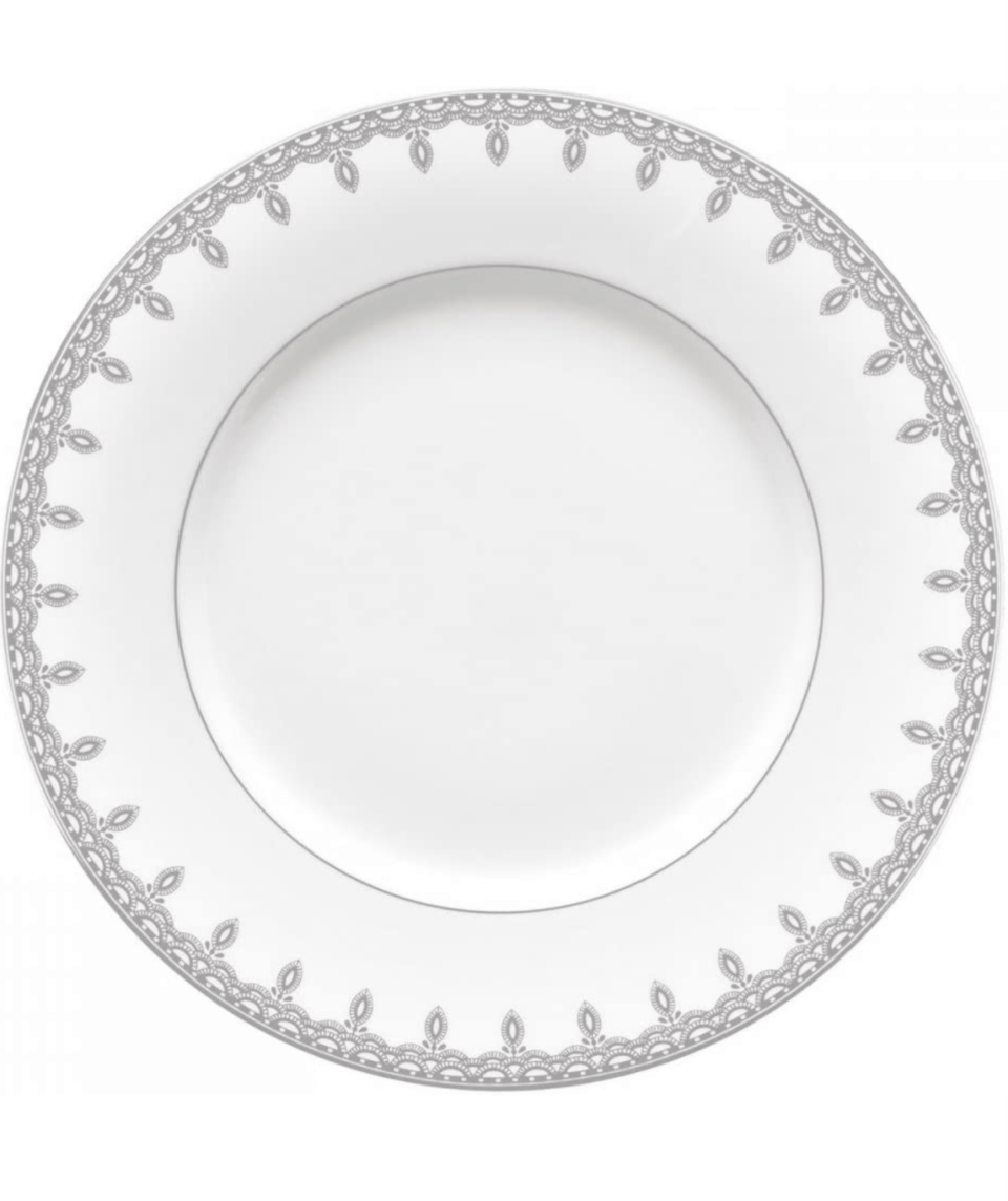 Lismore Lace Platinum Accent Plate-Discontinued