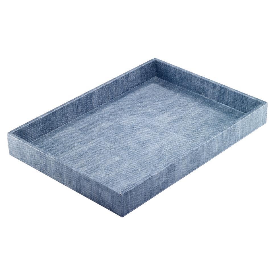 Ice Blue Rectangle Tray