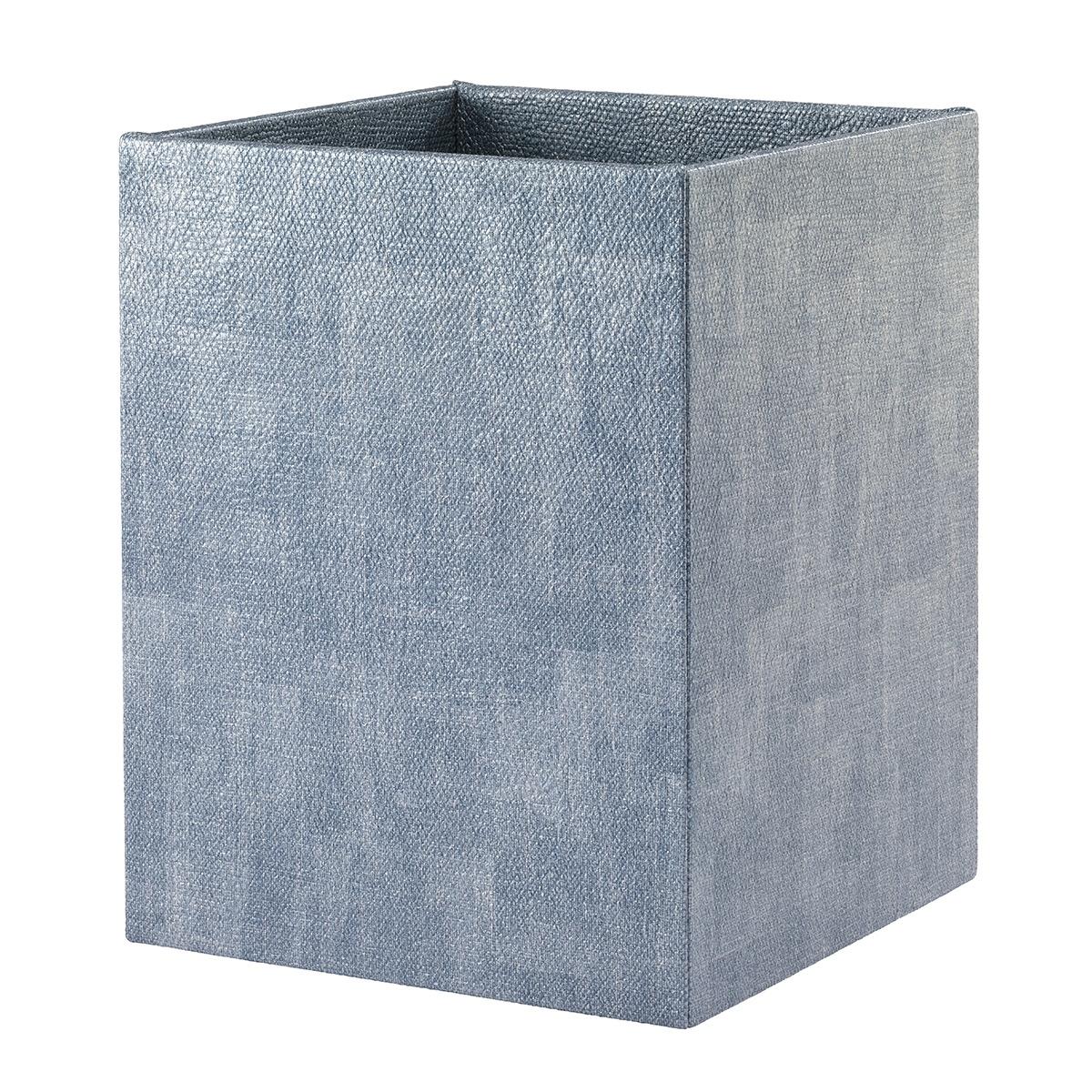 Ice Blue Waste Basket