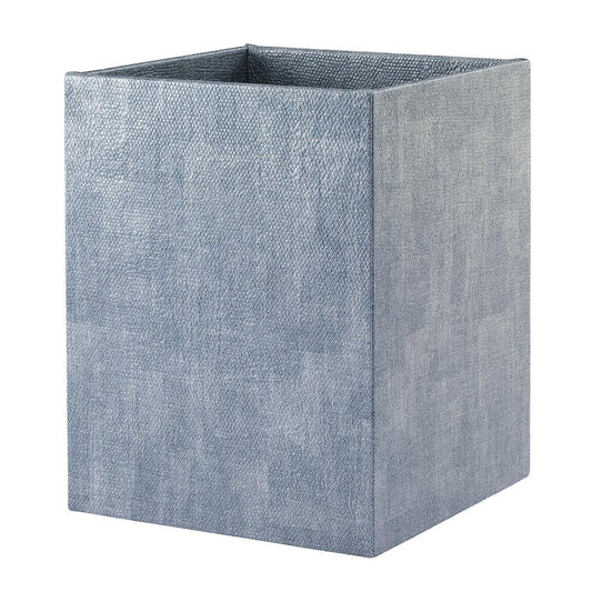 Ice Blue Waste Basket