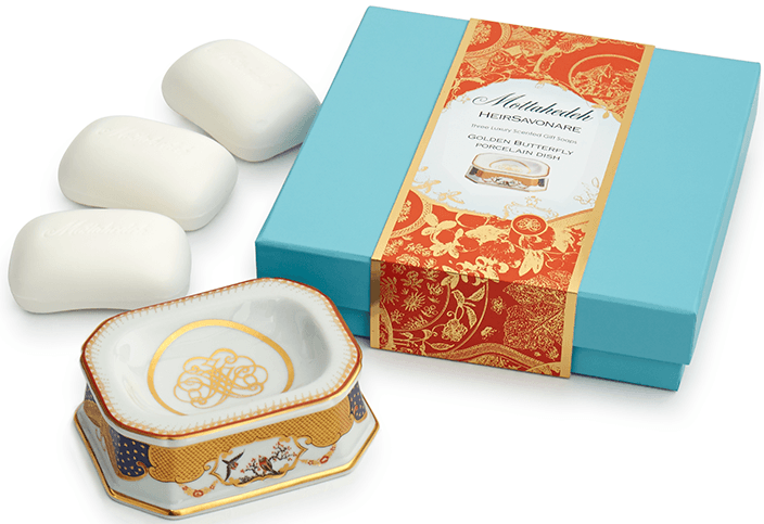 Golden Butterfly Gift Soap Set