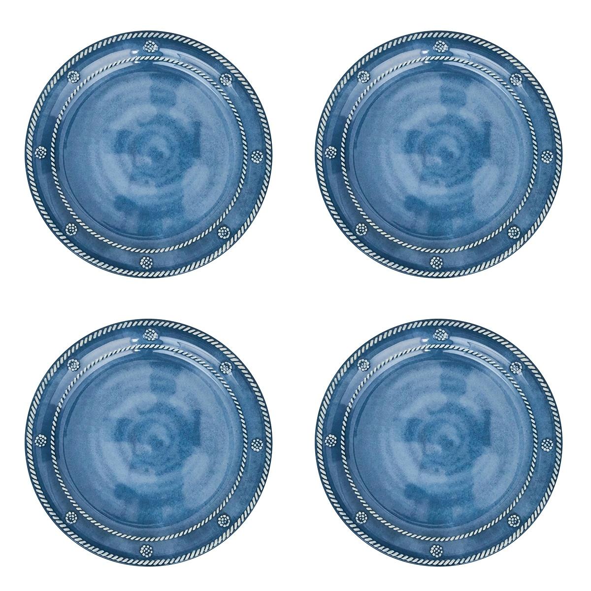 Dessert/Salad Plate Set/4 - Ocean