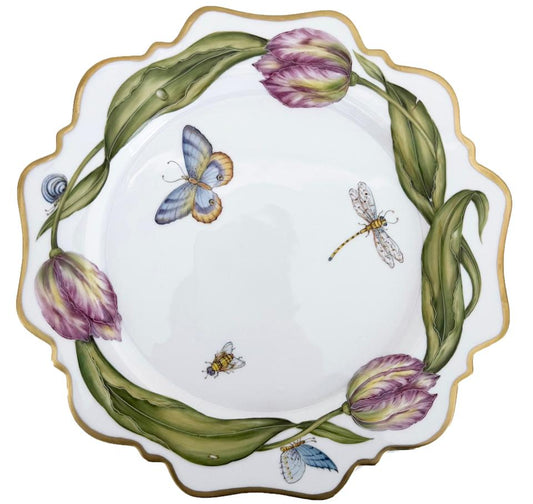 Pink Tulip Dinner Plate