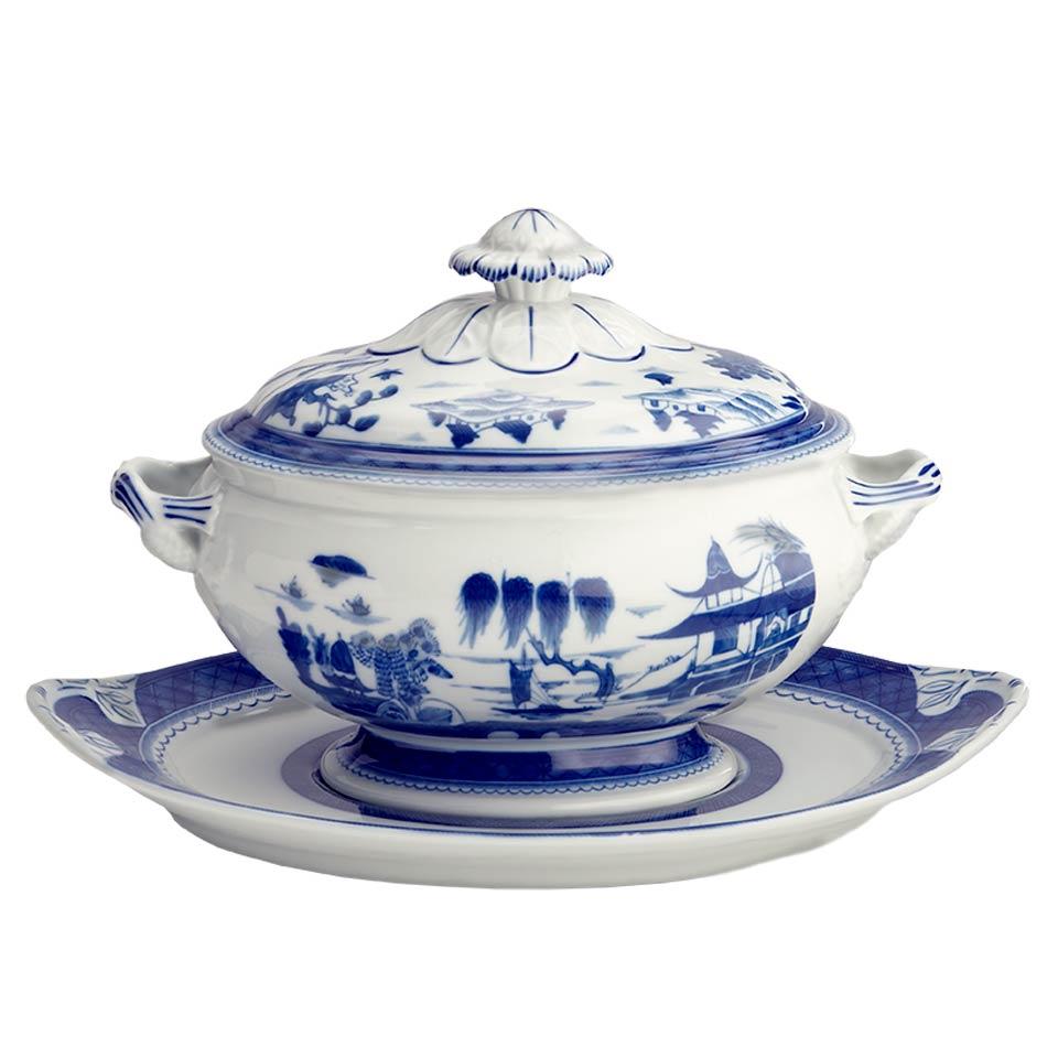 Oval Tureen & Stand