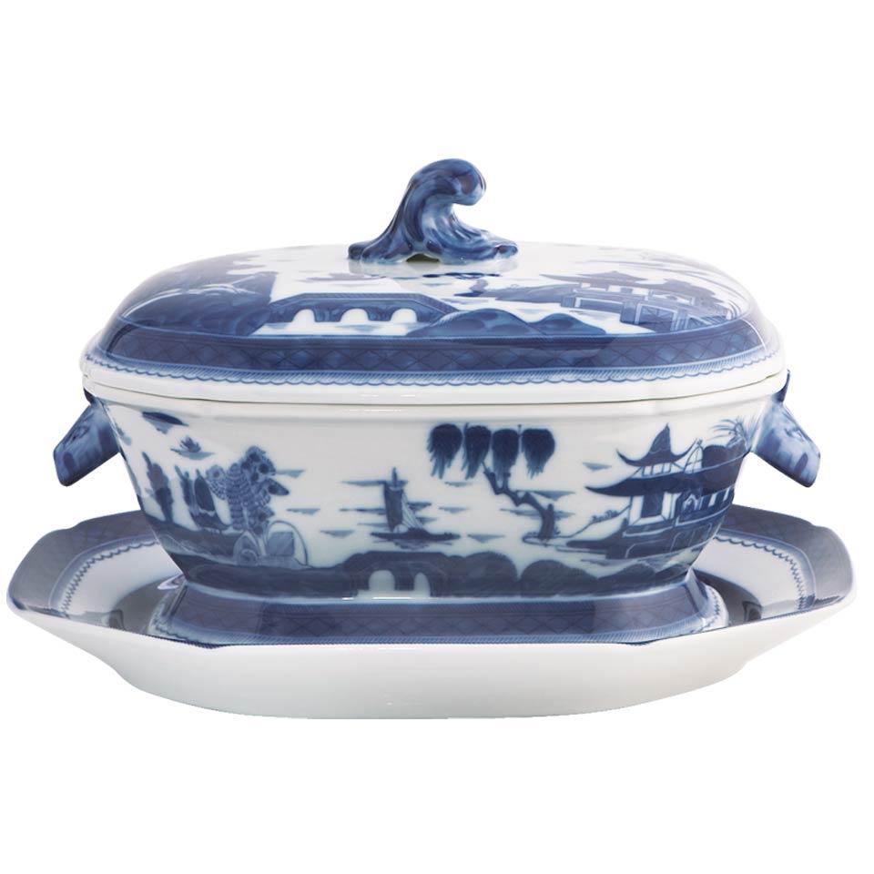 Octagonal Tureen&Stand