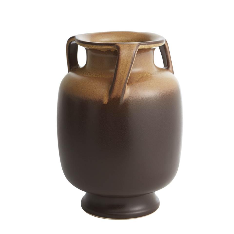 Orion Barrel Jar-Gold & Brown
