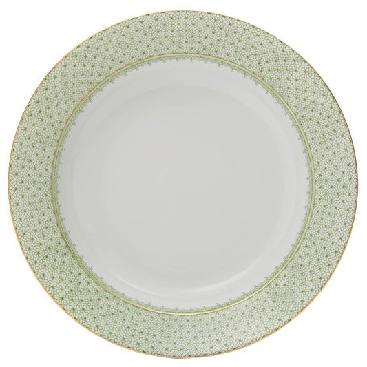 Apple Green Rim Soup Plate