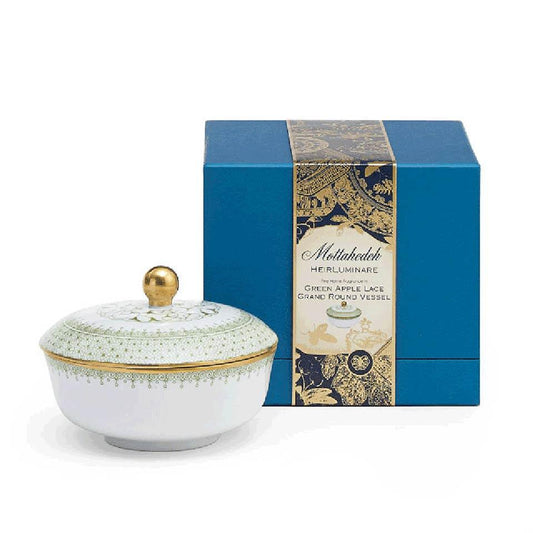 Apple Green Lace Grand Round Box