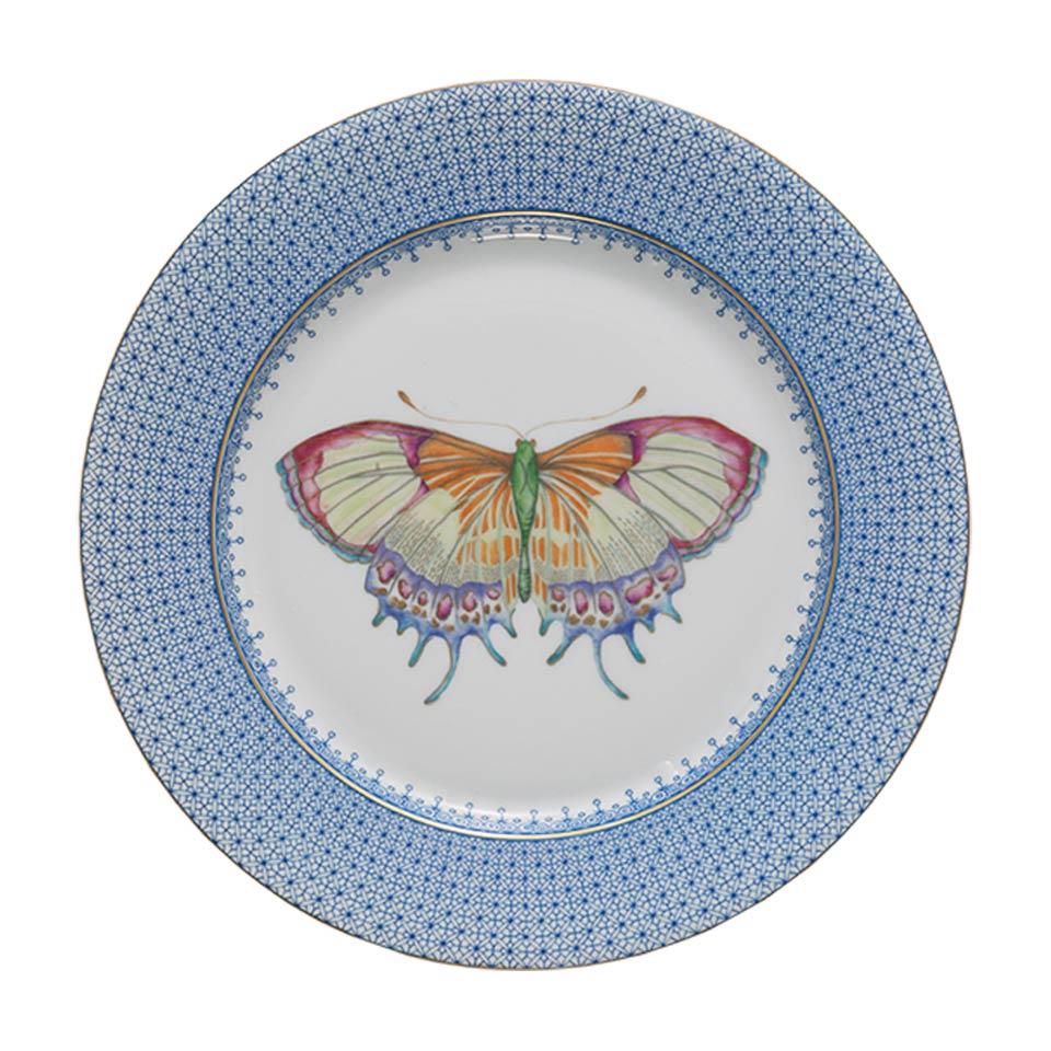 Dessert Plate W/Butterfly