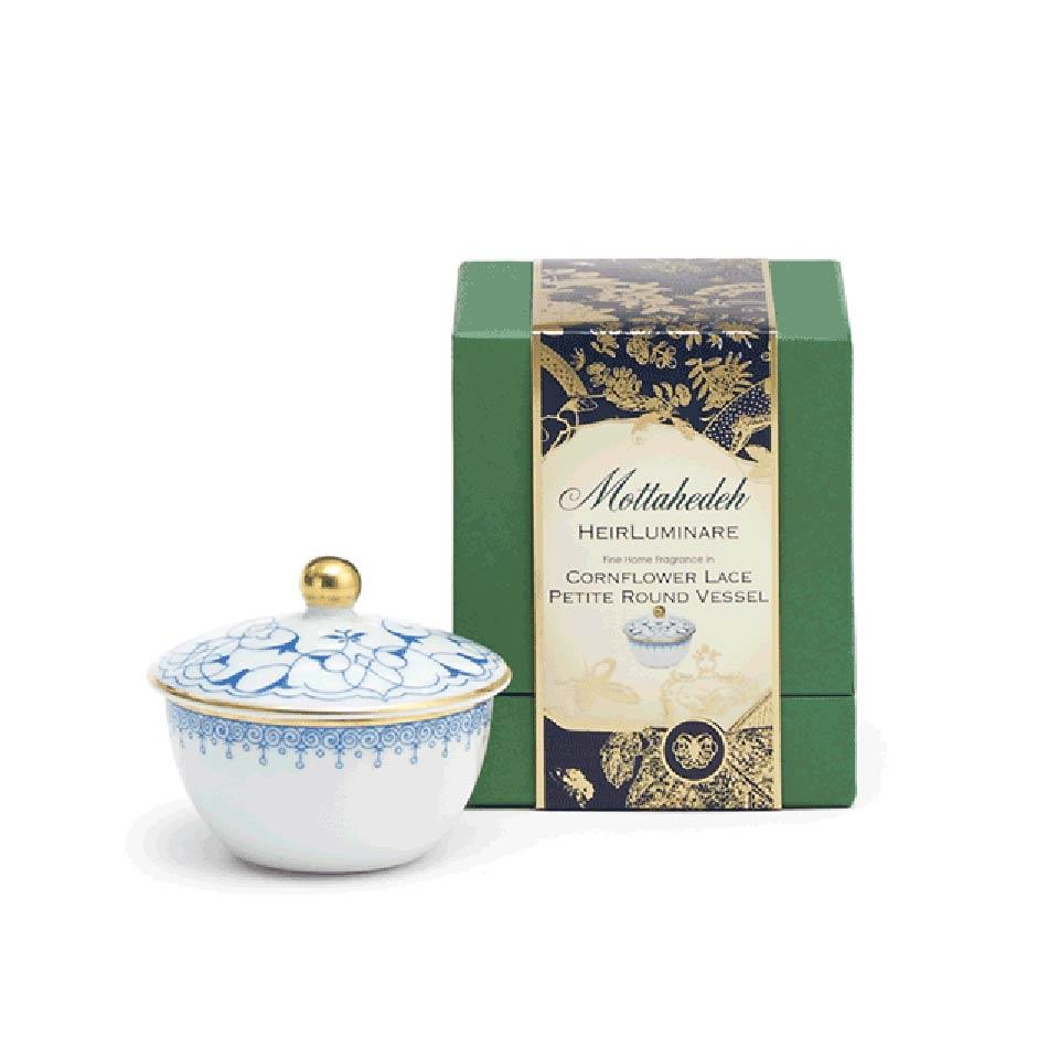 Cornflower Lace Petite Round Box