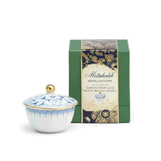Cornflower Lace Petite Round Box