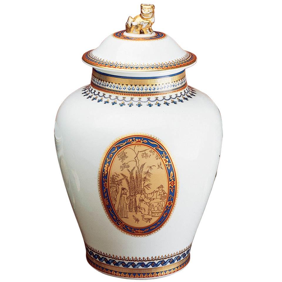 Chinoise BlueGinger Jar, Large