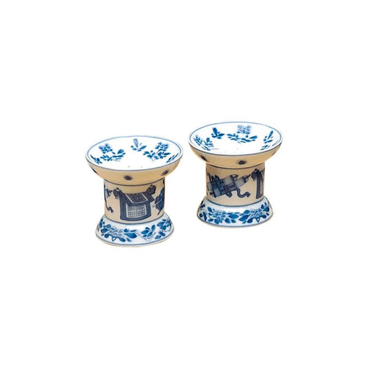Blue & White Salt & Pepper Set