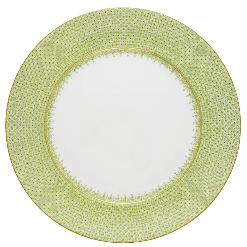 Apple Green Lace Service Plate