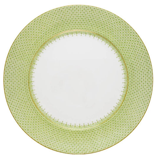 Apple Green Lace Service Plate
