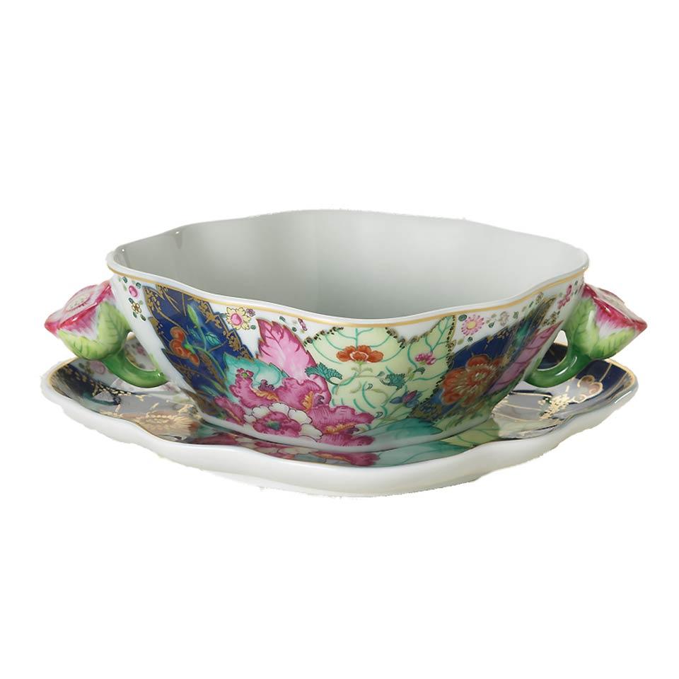 Cream Soup And Saucer