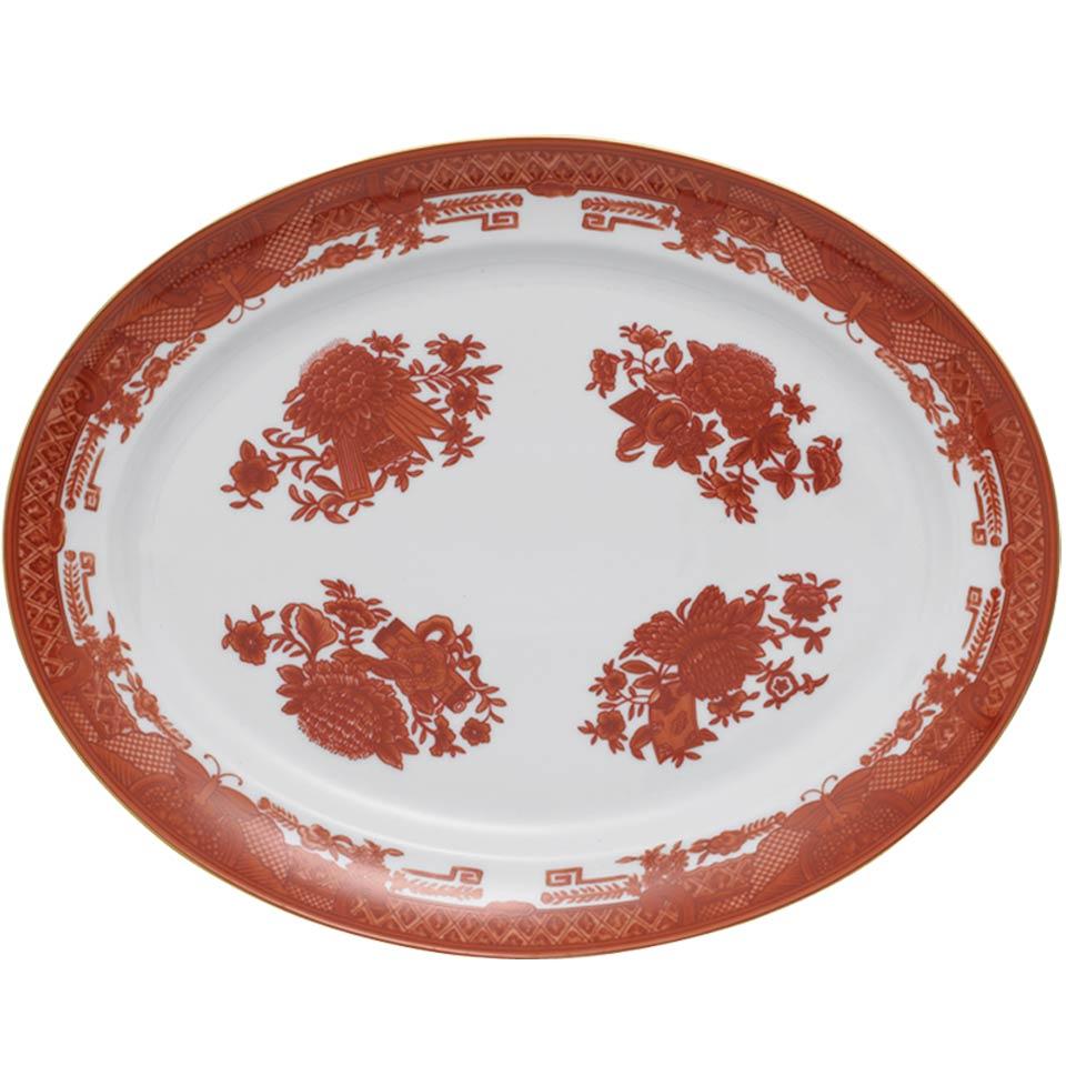 Cinnabar Oval Platter