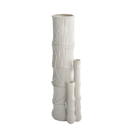 Bamboo Vase Creamware Triple