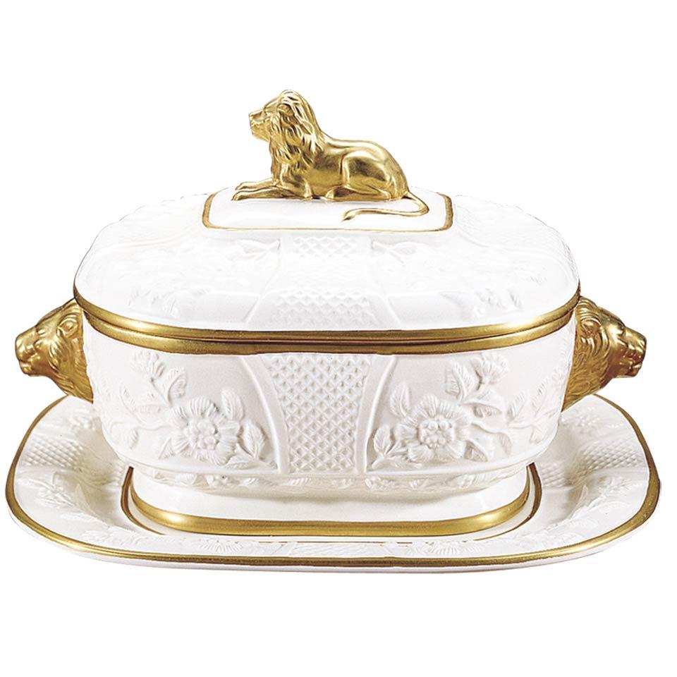 Lion Tureen And Stand