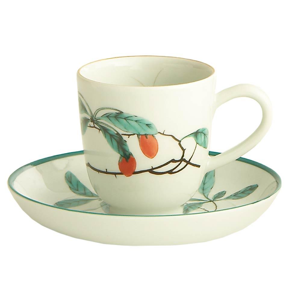 Famille Verte Demitasse Cup & Saucer