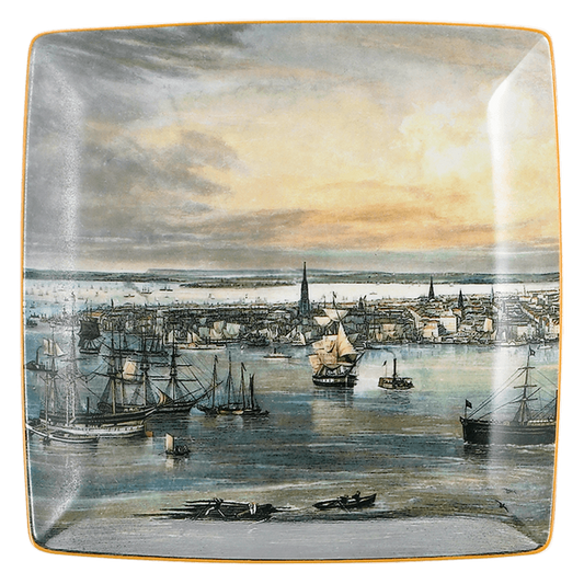New York Harbor Square Tray
