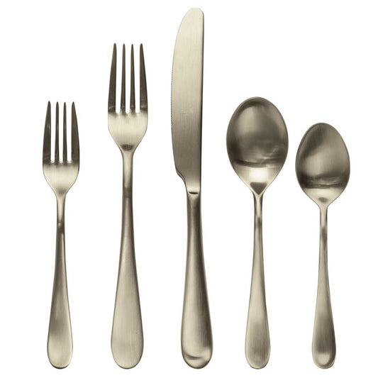 Cutlery Set 20 Pcs Ice Champagne