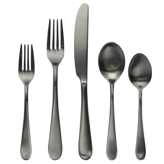 Cutlery Set 20 Pcs Ice Oro Nero
