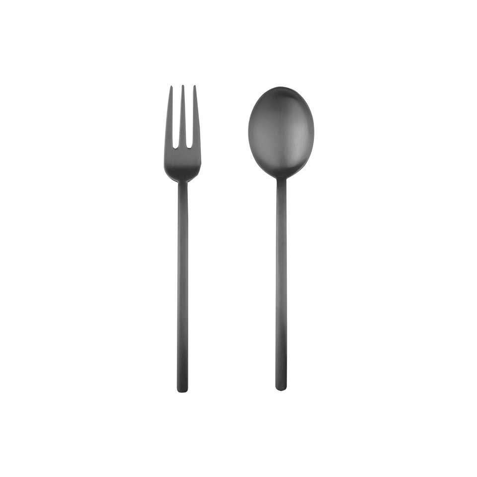 Serving Set 2 Pcs Ice Oro Nero