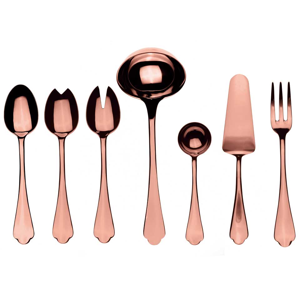 Full Serving Set 7 Pieces Bronze