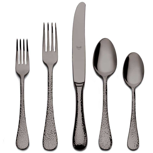 Cutlery Set 5 Pcs Place Setting Oro Nero