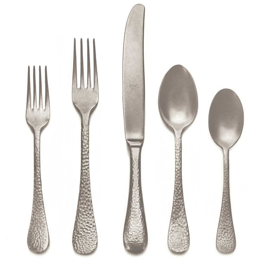 Cutlery Set 20 Pcs Pewter Champagne