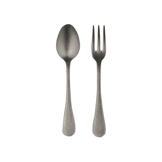 Serving Set 2 Pcs Pewter Oro Nero