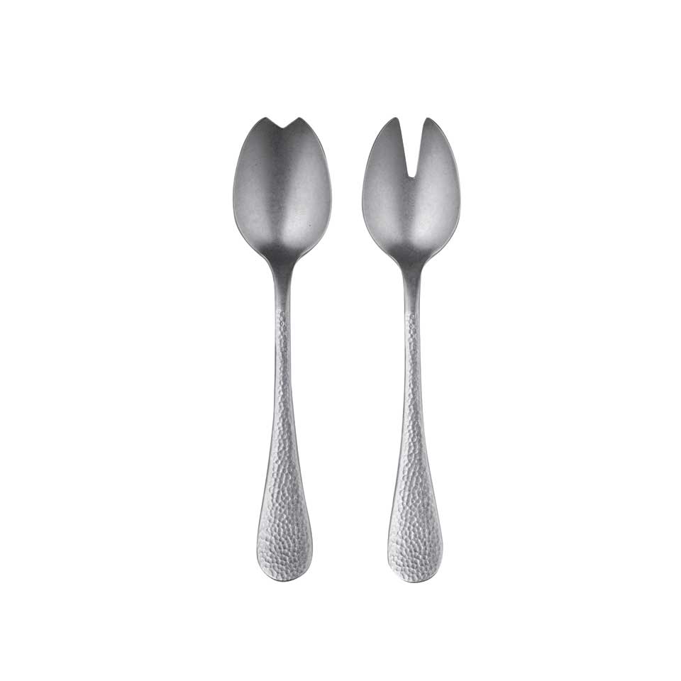 Salad  Set 2 Pcs Pewter