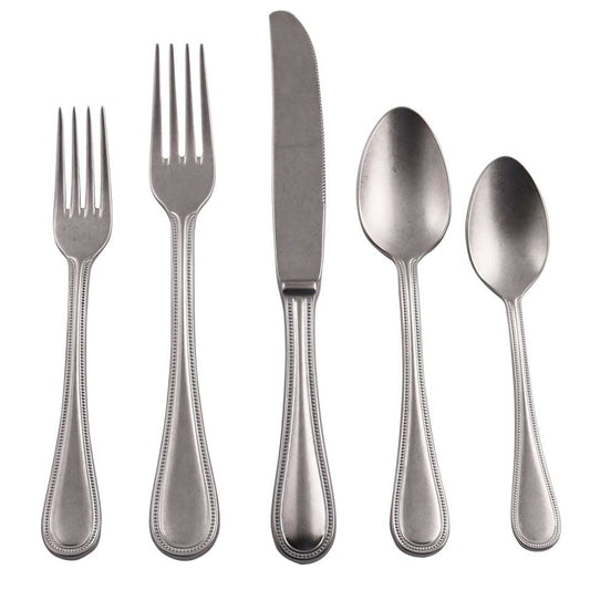 Set 5 Pcs Place Setting Pewter