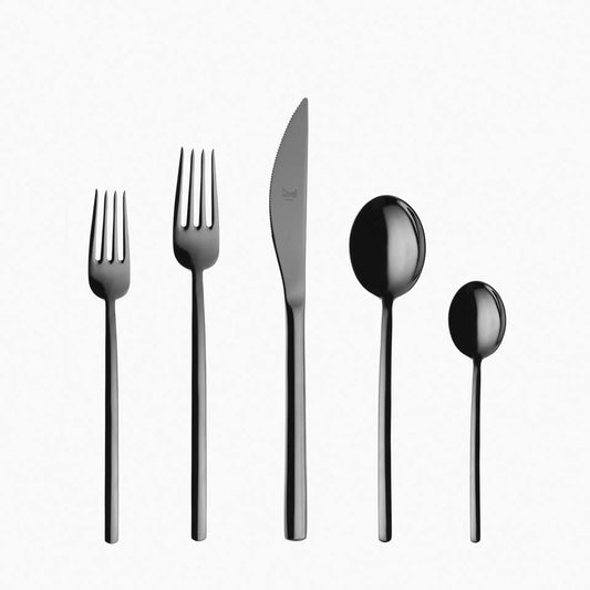 Cutlery Set 20 Pcs Oro Nero