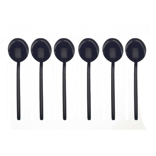 Coffee Spoon Set 6 Pcs Oro Nero