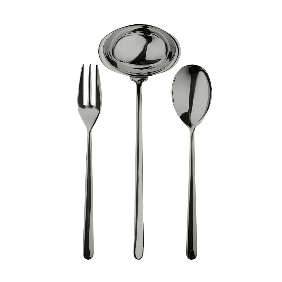 Serving Set 3 Pieces Oro Nero