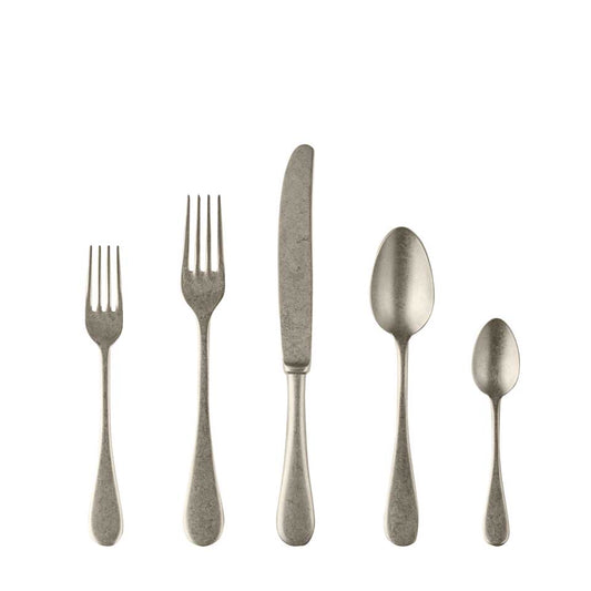 Cutlery Set 5 Pcs Place Setting Vintage Champagne