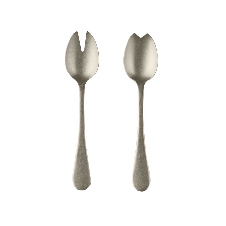 Salad Set 2 Pcs Vintage Champagne