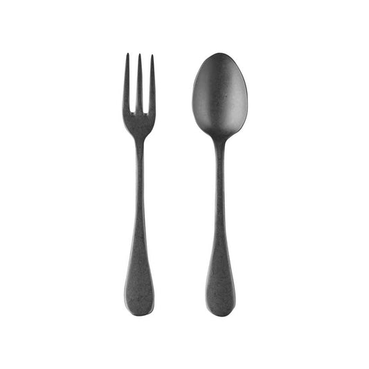 Serving Set 2 Pcs Vintage Oro Nero