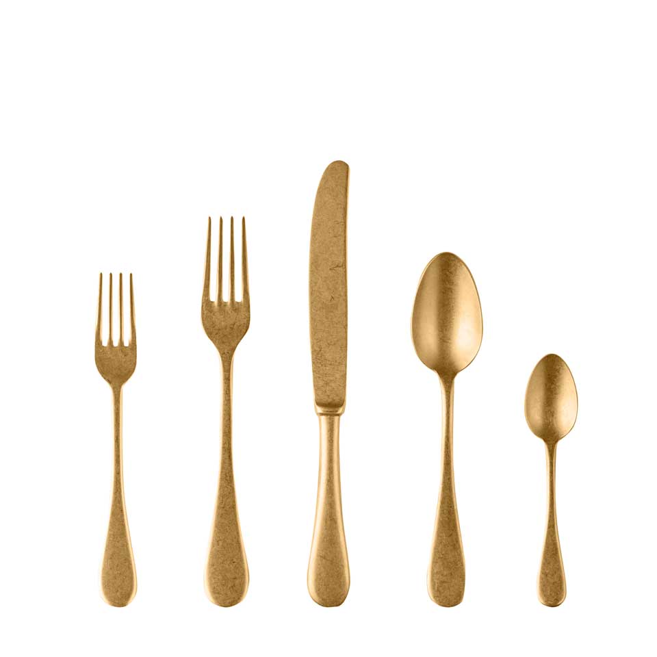 Cutlery Set 20 Pcs Vintage Oro