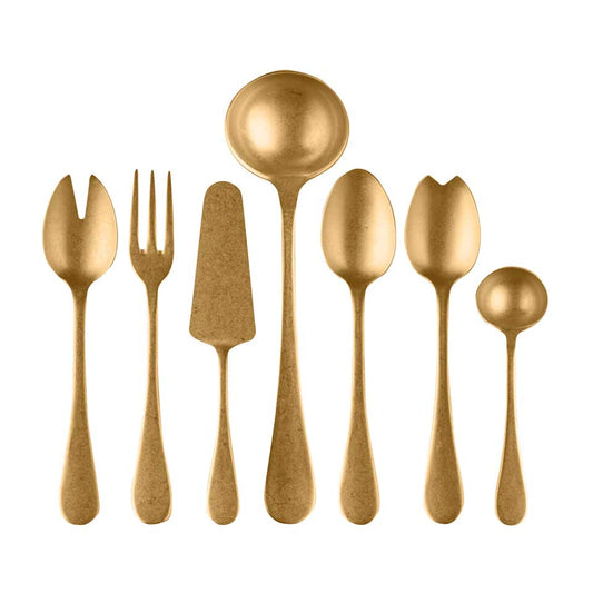 Full Serving Set 7 Pieces Vintage Oro