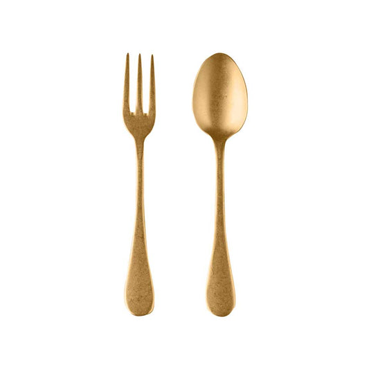Serving Set 2 Pcs Vintage Oro