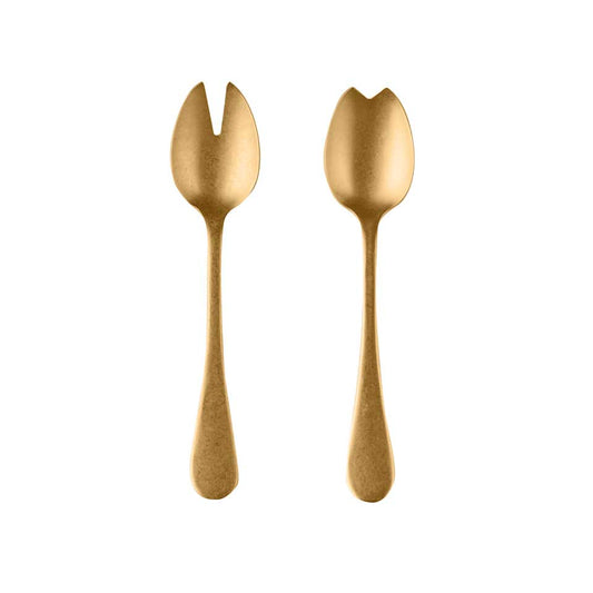 Salad Set 2 Pcs Vintage Oro