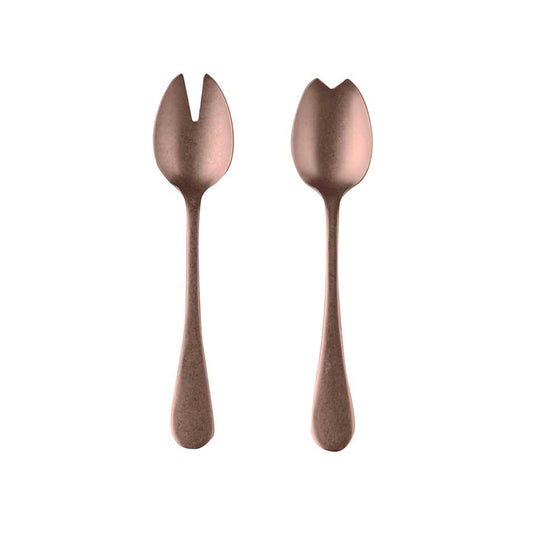 Salad Set 2 Pcs Vintage Bronzo