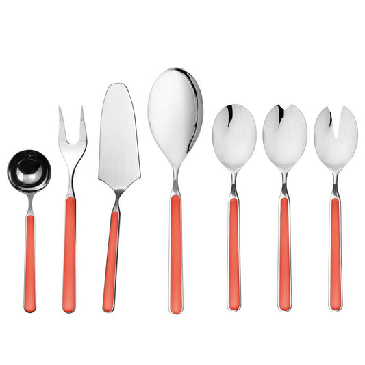 Full Serving Set 7 Pieces New Coral